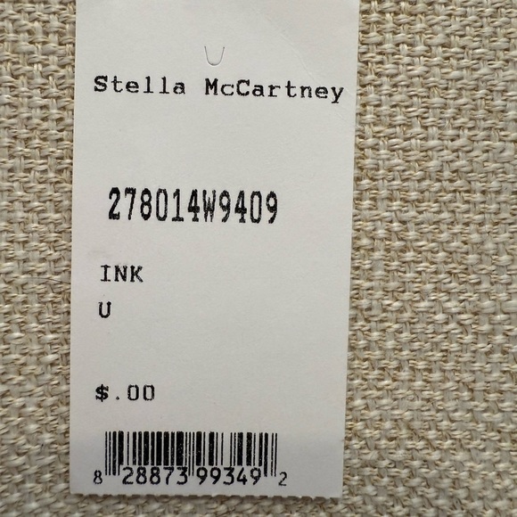 Stella McCartney Falabella Navy Metallic Fringe Clutch with original tags - Picture 11 of 15